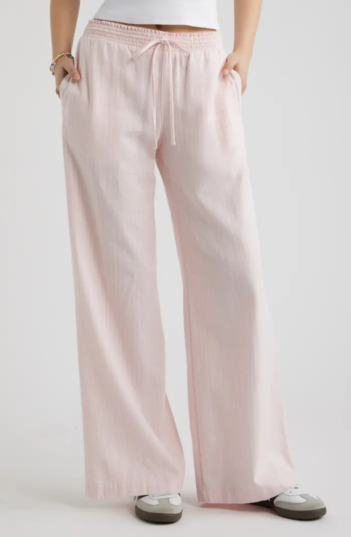 Linen Blend Beach Pants | Nordstrom