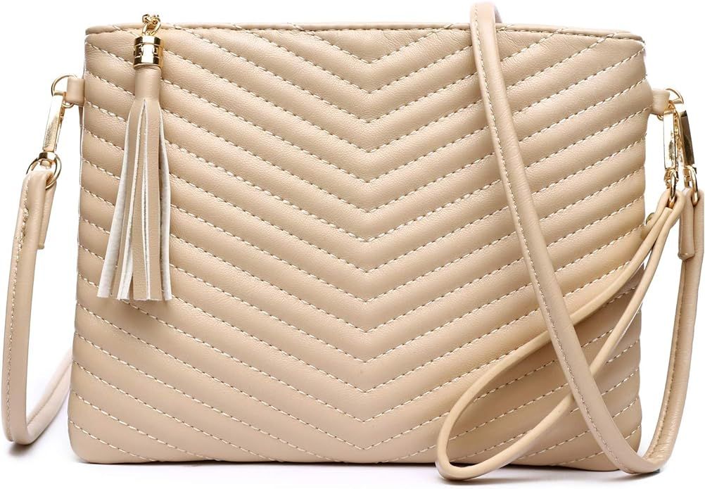 Crossbody Bags for Women Small Wristlet Clutch Trendy Design Shoulder Purses for Women | Amazon (US)