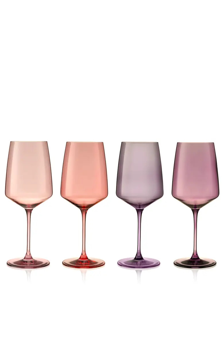 Viski Reserve Nouveau Crystal Wine Glasses Set of 4 | Nordstrom | Nordstrom