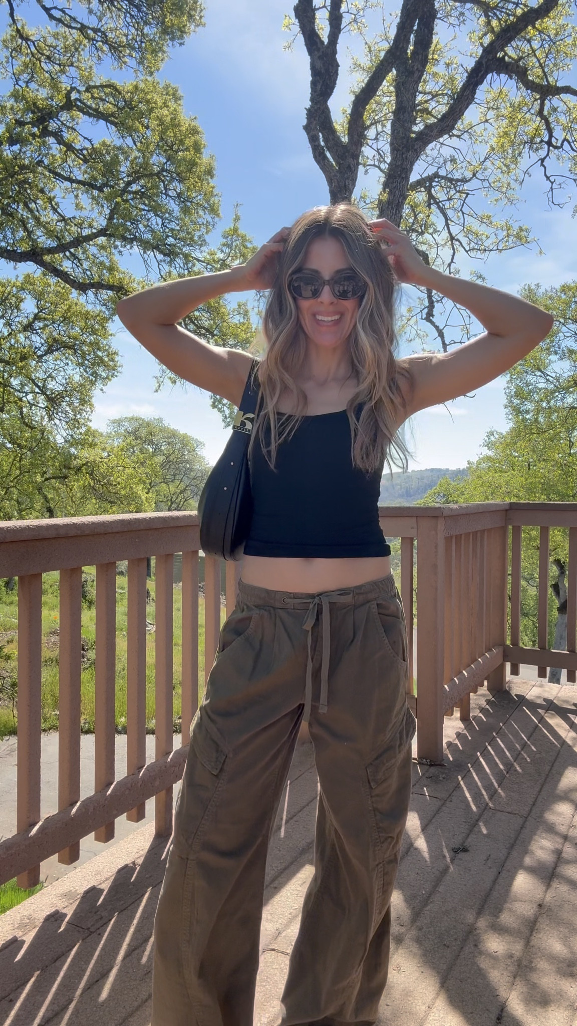 Always with the peace signs 😆 I grabbed these pants from Urban Outfitters and I think I owned the same ones in high school school. Comment NEED for all the deets shop!
.
.
Millennial mom, millennial mom style millennial, mom, fashion, casual outfits, everyday outfits, baggy, jeans, baggy, cargo pants, cargo pants, outfit, urban outfitters style
.
.

#freepeopleamazon #millennialmomstyle #everydaystyle #everydayfashion #weekendoutfits

Follow my LTK @happilynataliexo on the @shop.LTK app to view this post and get my exclusive app-only content!

#liketkit 
@shop.ltk
https://liketk.it/617Ij