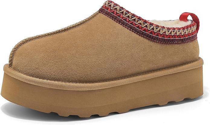 SMajong Women Platform Slippers Mini Snow Boots Thickened Flat Boot Fur Lined Shoes Home Slipper ... | Amazon (US)