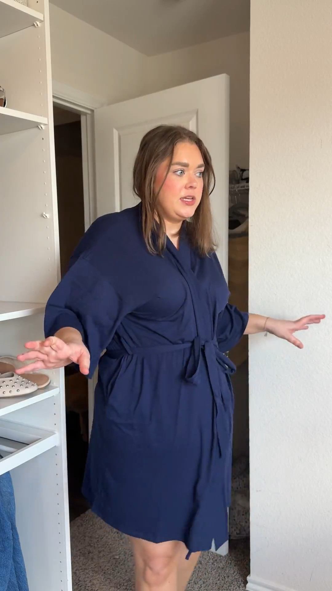 Favorite size inclusive robe for spring and summer from Lane Bryant! Wearing 14/16 in robe ￼

#LTKPlusSize #LTKMidsize