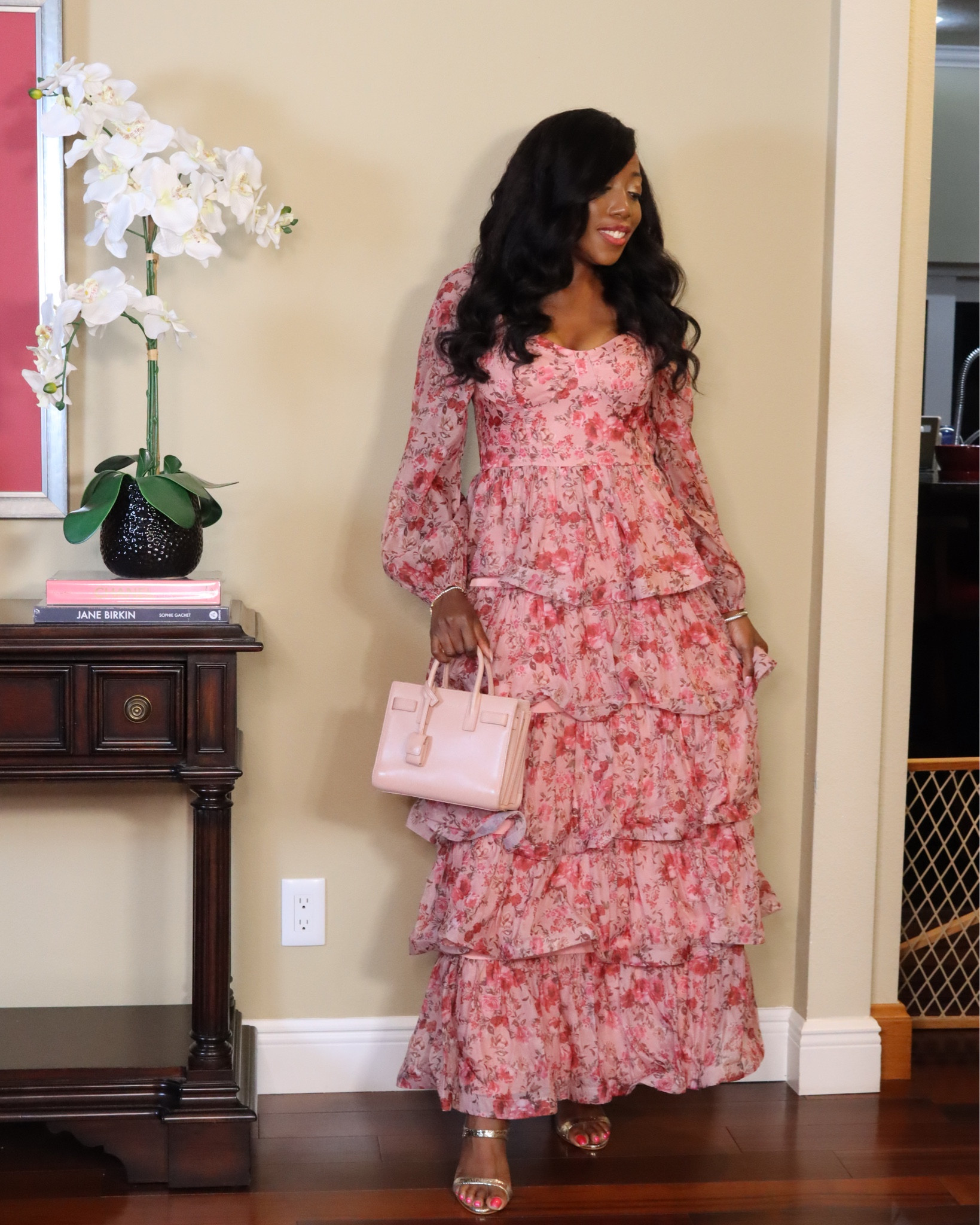 Wore this gorgeous dress today at a charity function. Unfortunately, out of stock but added similar looks. 

Spring Outfit, Spring Outfits 2026, Floral Dress, Dress, Dresses, Ootd, 

#LTKWedding #LTKootd #LTKOver40