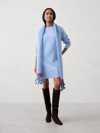 Boatneck Mini Sweater Dress | Banana Republic Factory