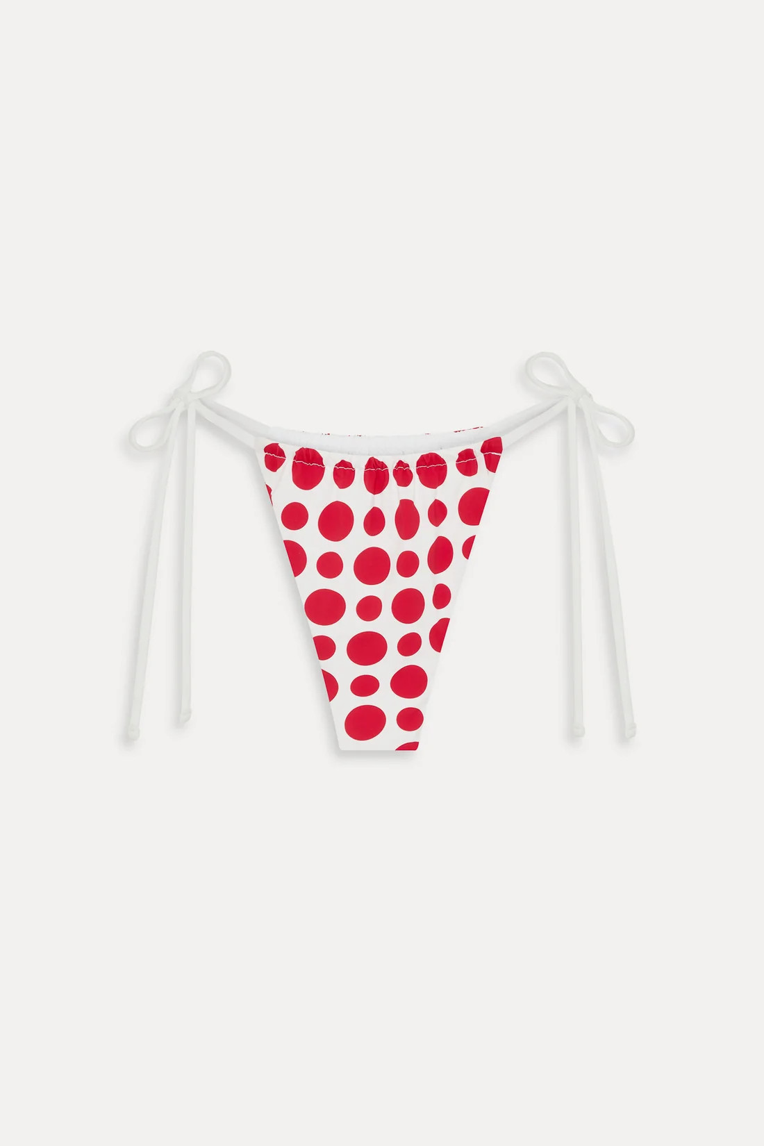 Tia Skimpy String Bikini Bottom - Red Dottie | Frankies Bikinis