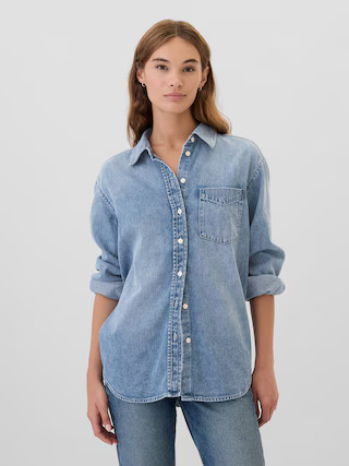 Denim Big Shirt | Gap Factory