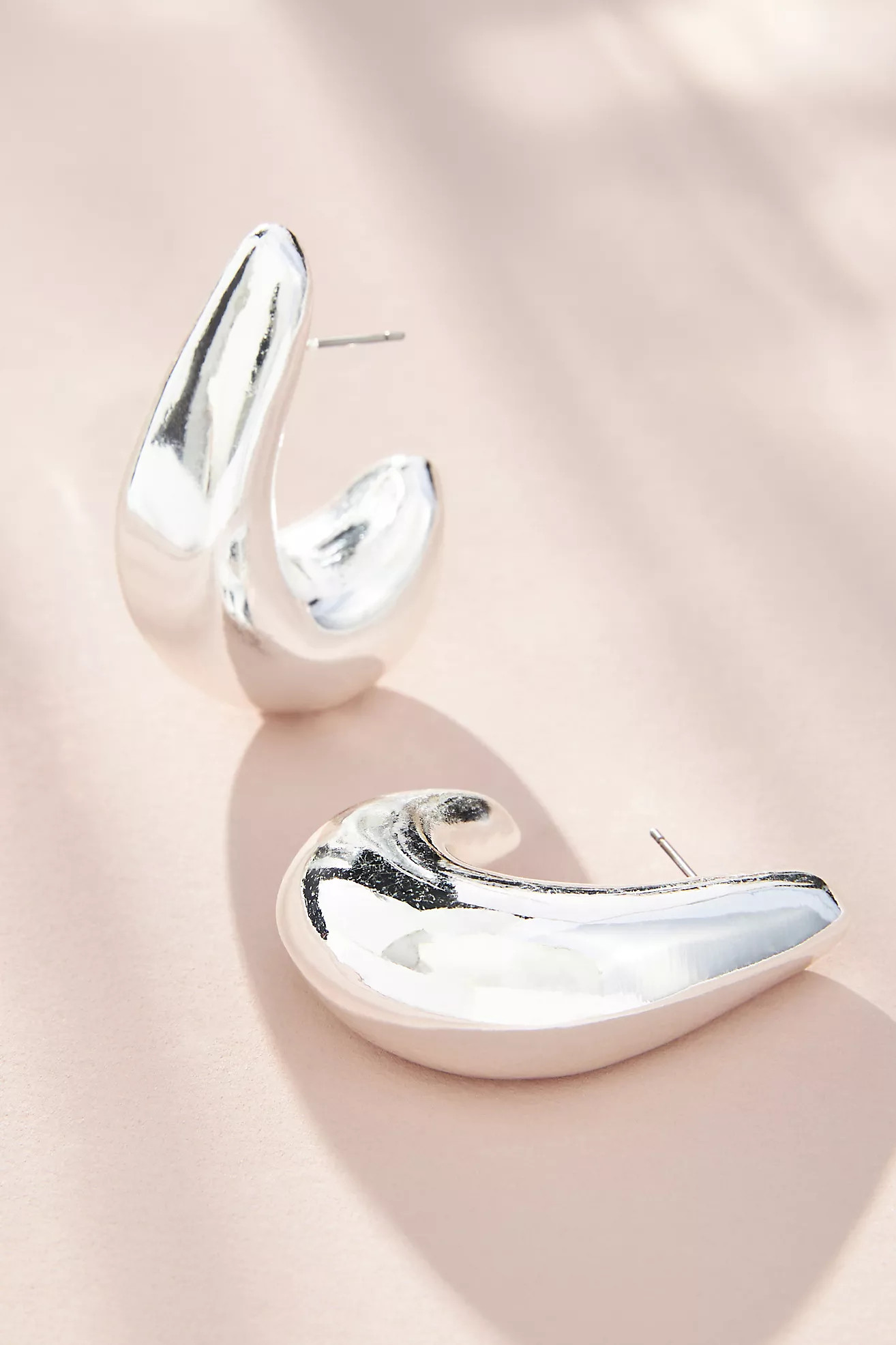 The Petra Curved Drop Earrings | Anthropologie (US)