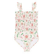 minnow x sister parish girls cloister botanical smocked one piece | minnow