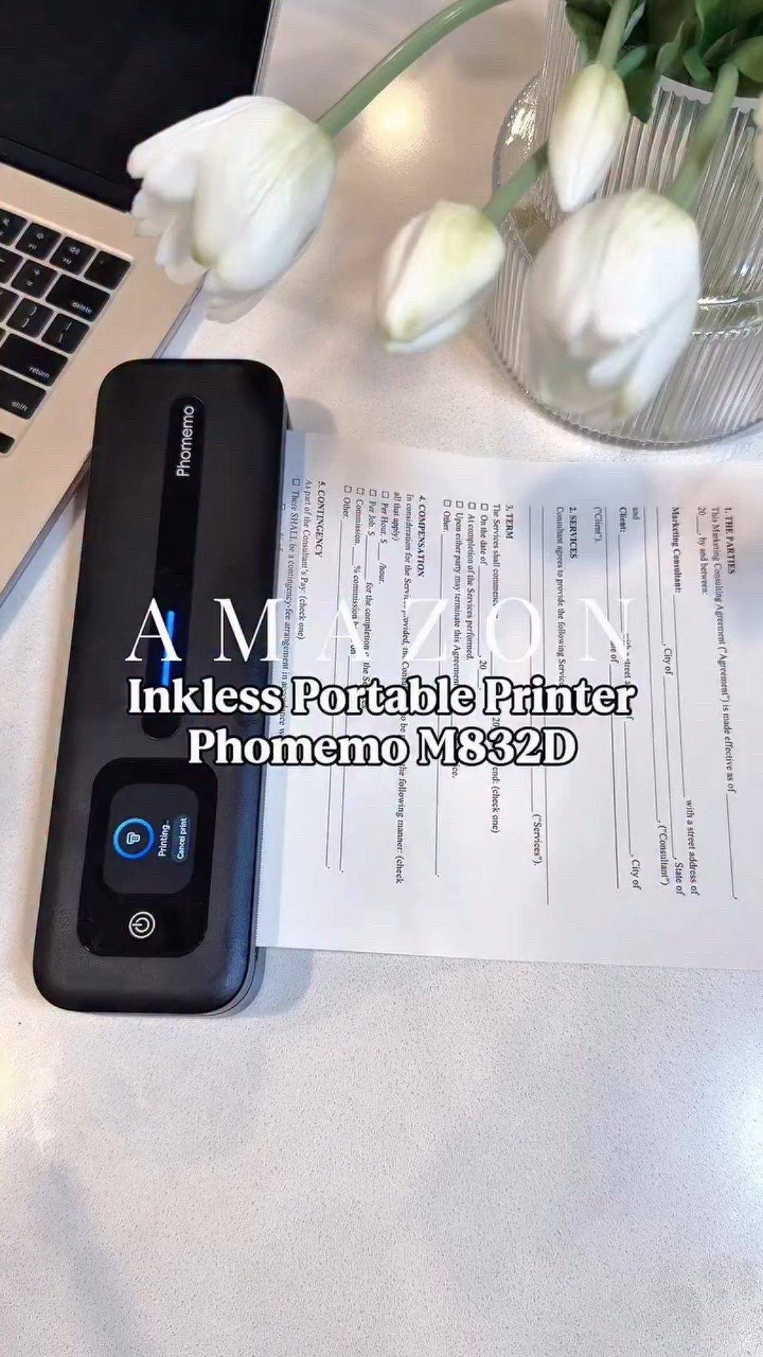 🎀 Follow + Comment “PRINT” and I’ll send you the link. 

✨ Make sure you’re following @simplywithjulia before commenting or link may not send. 

This Phomemo M832D Printer is completely  inkless and made for on-the-go printing.
Lightweight, easy to pack, and prints directly from your phone or computer. 

Amazon office find, work from home essentials, inkless printer, pack a work purse, pack a laptop bag. #amazonfinds #amazonhome #amazonmusthave #amazonoffice #amazonfavorites @amazonhome @amazon @amazoninfluencerprogram @phomemo_official @phomemo.usa

#LTKOver40 #LTKmorningroutine #LTKHome