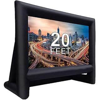 GYUEM 20 feet Inflatable Portable Projector Movie Screen - Huge Air-Blown Cinema Projection Scree... | Amazon (US)