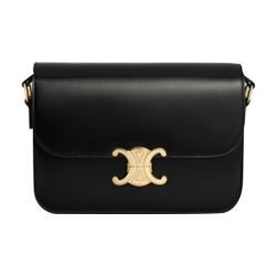Medium Triomphe bag in shiny calfskin - CELINE | 24S US