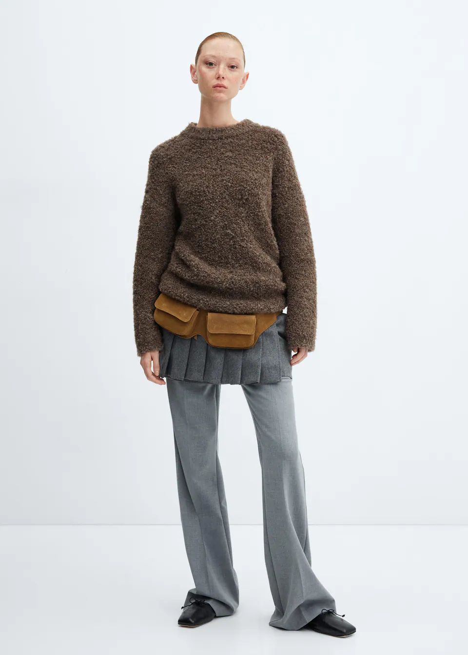 Bouclé sweater -  Women | Mango United Kingdom | MANGO (UK)