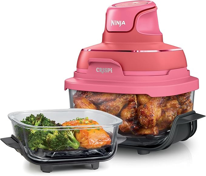 Ninja | Air Fryer | Crispi 4-in-1 Portable Cooking System | 4QT & 6 Cup Glass Containers, Crisper... | Amazon (US)