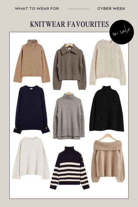 Knitwear favourites 🧶 now in the Black Friday sale 🙌

Cyber week, autumn winter staples, roll neck, striped sweater, neutrals, turtle neck jumper 

#LTKstyletip #LTKCyberSaleUK #LTKCyberWeek