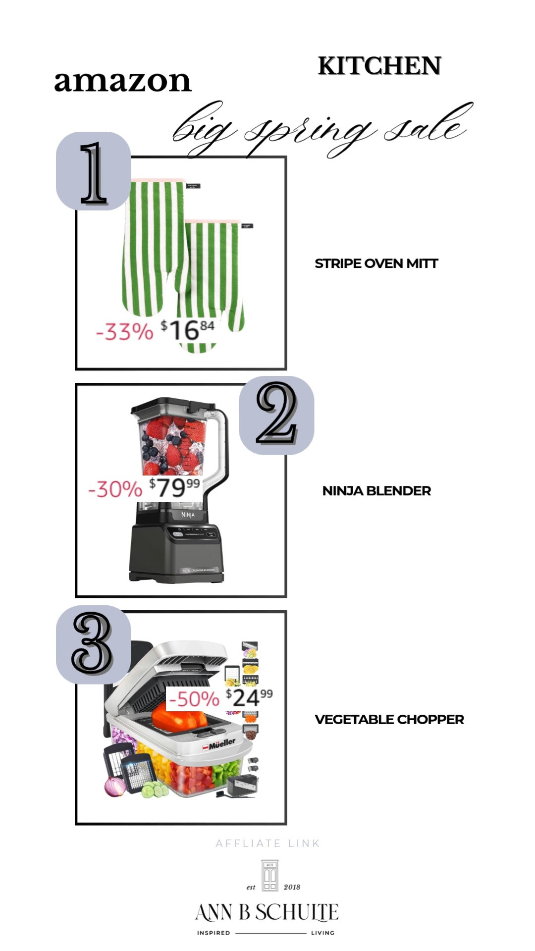Get your kitchen ready for the spring season with these must-have deals! From oven mitts to kitchen gadgets, elevate your culinary game with these fantastic finds. Shop now and cook up a storm! 🌸🔪 #AmazonSpringSale #KitchenEssentials #CookInStyle 

 #LTKHome #LTKSaleAlert