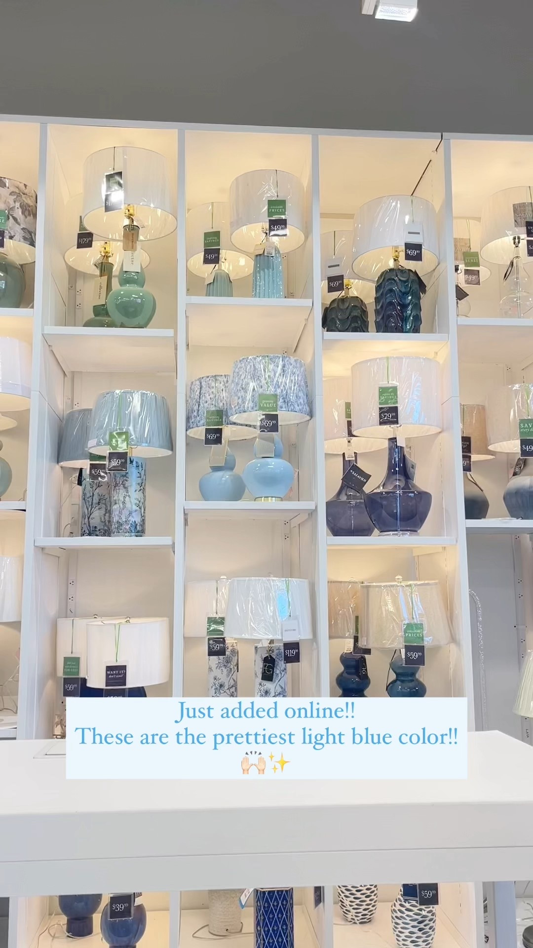 Wow!! These gorgeous Ballard Design inspired gourd table lamps were just added online!! Under $70 each and they are the prettiest light blue base!! If you don’t love the floral shade, just swap it out!! ✨🙌🏻🏃🏼‍♀️

#LTKFindsUnder100 #LTKHome #LTKSaleAlert