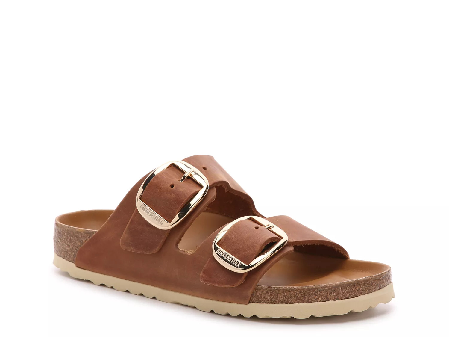 Birkenstock Arizona Big Buckle Slide Sandal | Women's | Cognac | Size EU 42 / US 10.5-11 | Sandals | Footbed | DSW