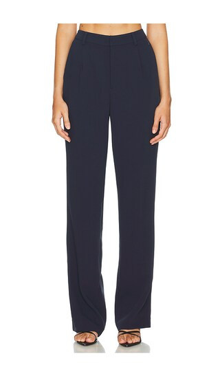 Good American Column Trouser in Navy. - size 16 | Revolve Clothing (Global)