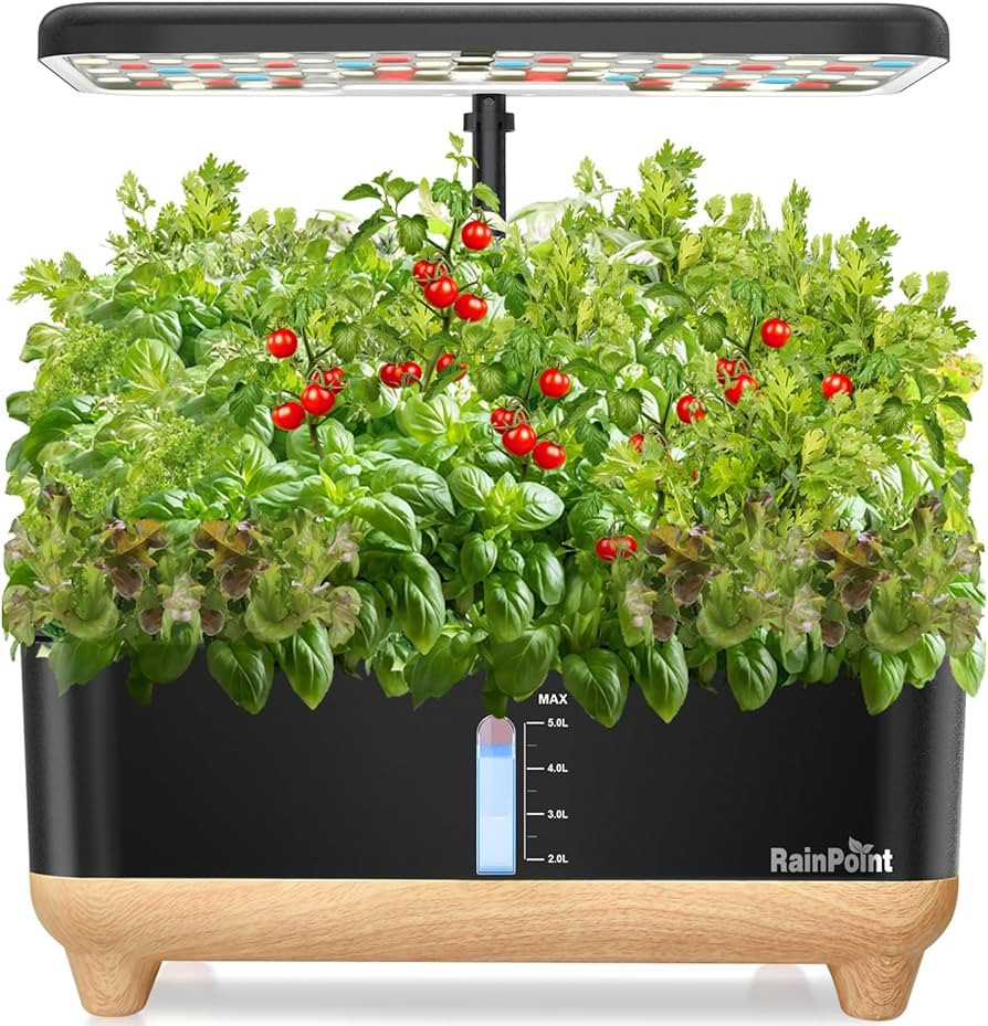 RAINPOINT Indoor Hydroponics Growing System,13 Pods Hydroponic Garden Planter, Vegetable Growing ... | Amazon (US)
