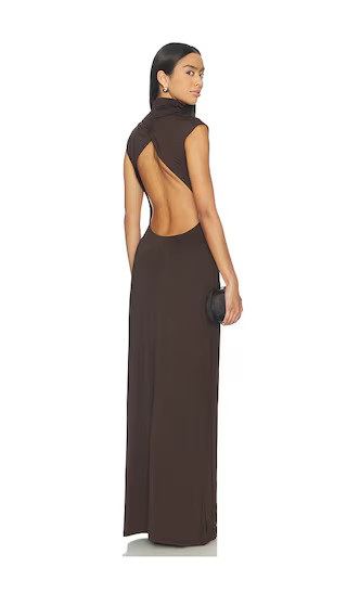 Ingrida Gown in Espresso | Revolve Clothing (Global)