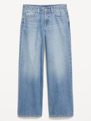 Mid-Rise Wow Baggy Wide-Leg Jeans | Old Navy (US)