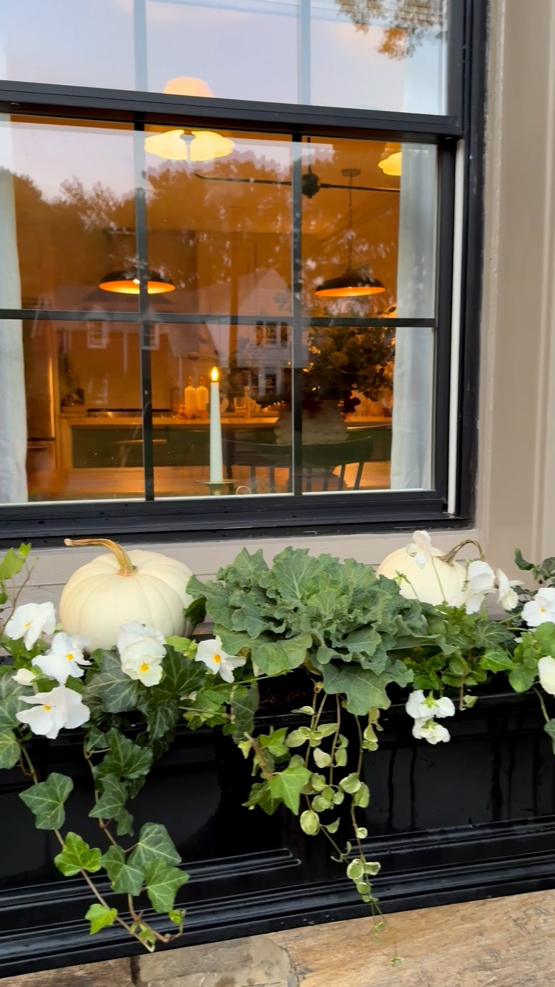 I went to a local garden market and got some ivy, ornamental kale and pansies to plant in them. It was dark by the time I finished the second one so I couldn’t take a pic of both of them but will try to tomorrow  

#LTKFallSale #LTKSeasonal #LTKHome