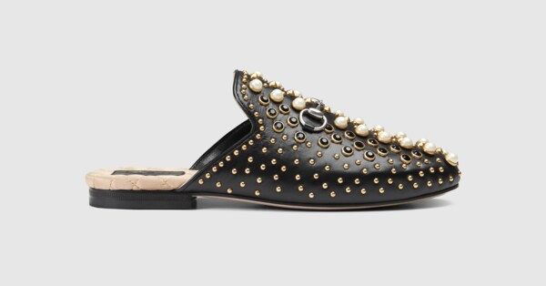 Princetown studded leather slipper | Gucci (US)