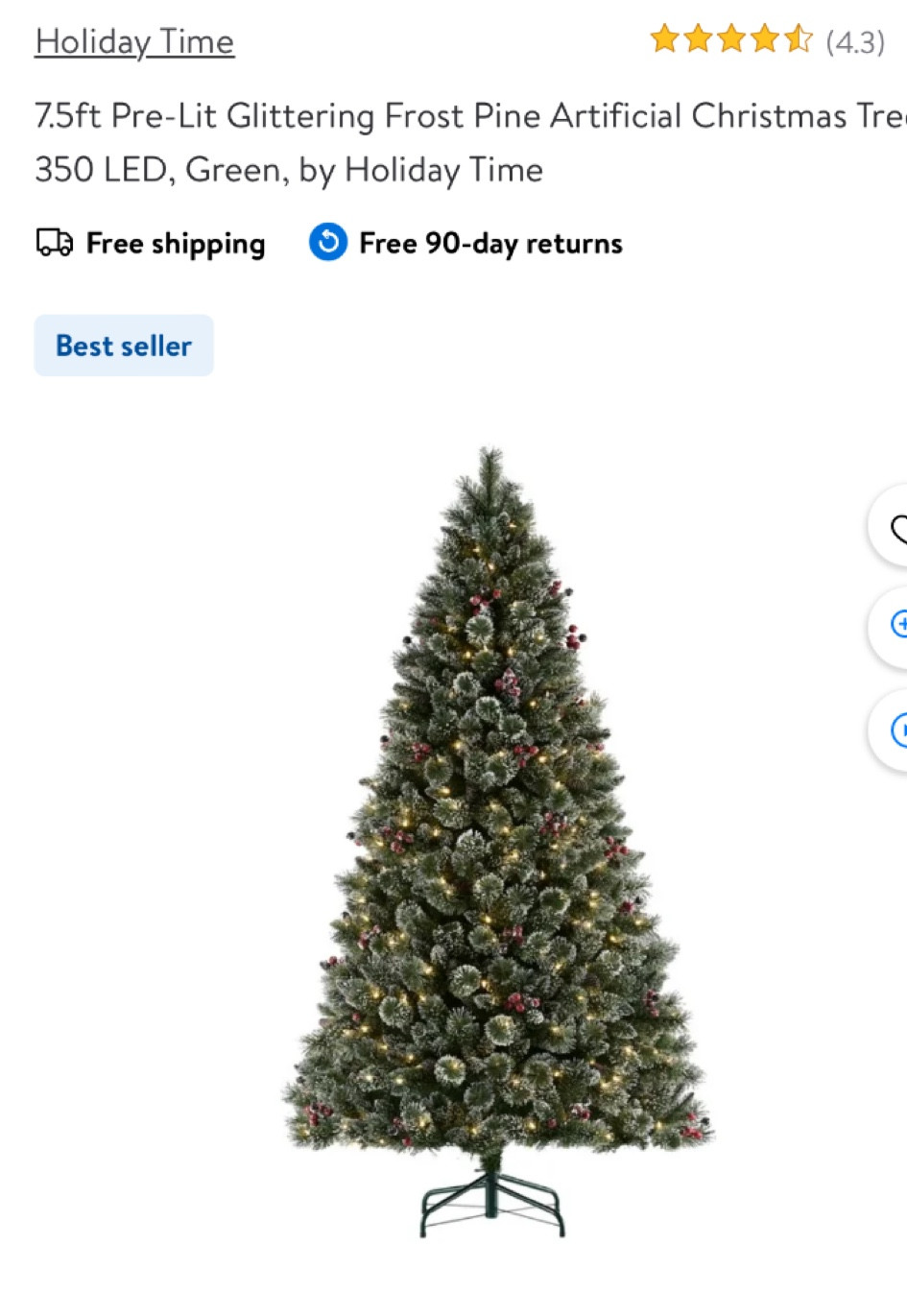 Walmart Christmas tree 


#LTKHome #LTKSeasonal #LTKHoliday