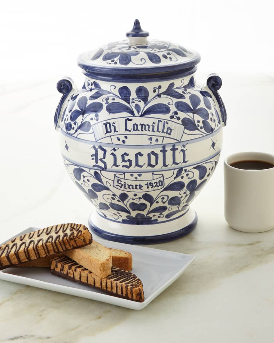 Arabesco Biscotti Jar | Neiman Marcus