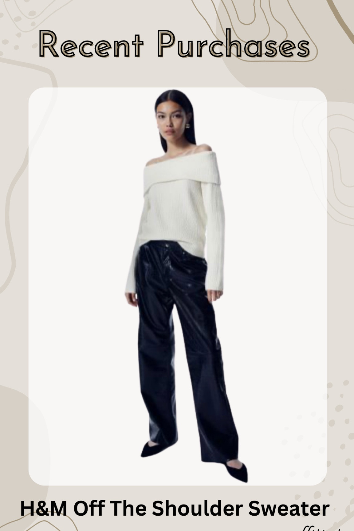 Recent Purchases - Off The Shoulder Sweater

LTKunder100 / LTKunder50 / LTKworkwear / LTKtravel / LTKsalealert / LTKstyletip / H&M / H&M sweater / H&M finds / off the shoulder sweater / white sweater / white off the shoulder sweater / sweaters / plus size off the shoulder sweater / fall sweater / fall outfit / fall outfits / fall outfit inspo / outfit inspo / outright idea / outfit ideas / fall outfit idea / fall outfit ideas / sale / sale alert 

#LTKSeasonal #LTKcurves #LTKFind