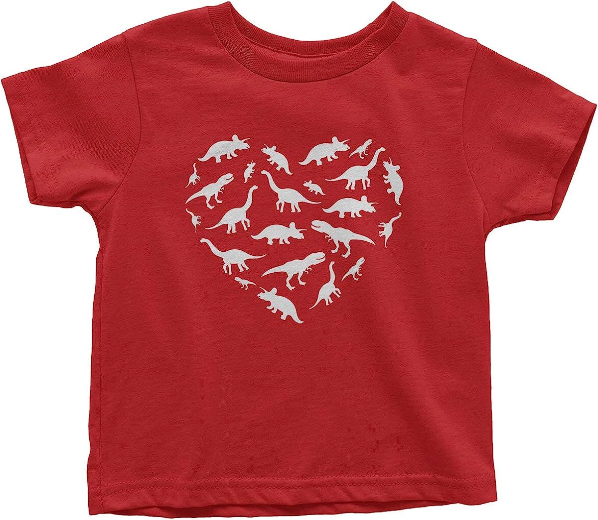 Threadrock Kids Heart of Dinosaurs Toddler T-Shirt | Amazon (US)