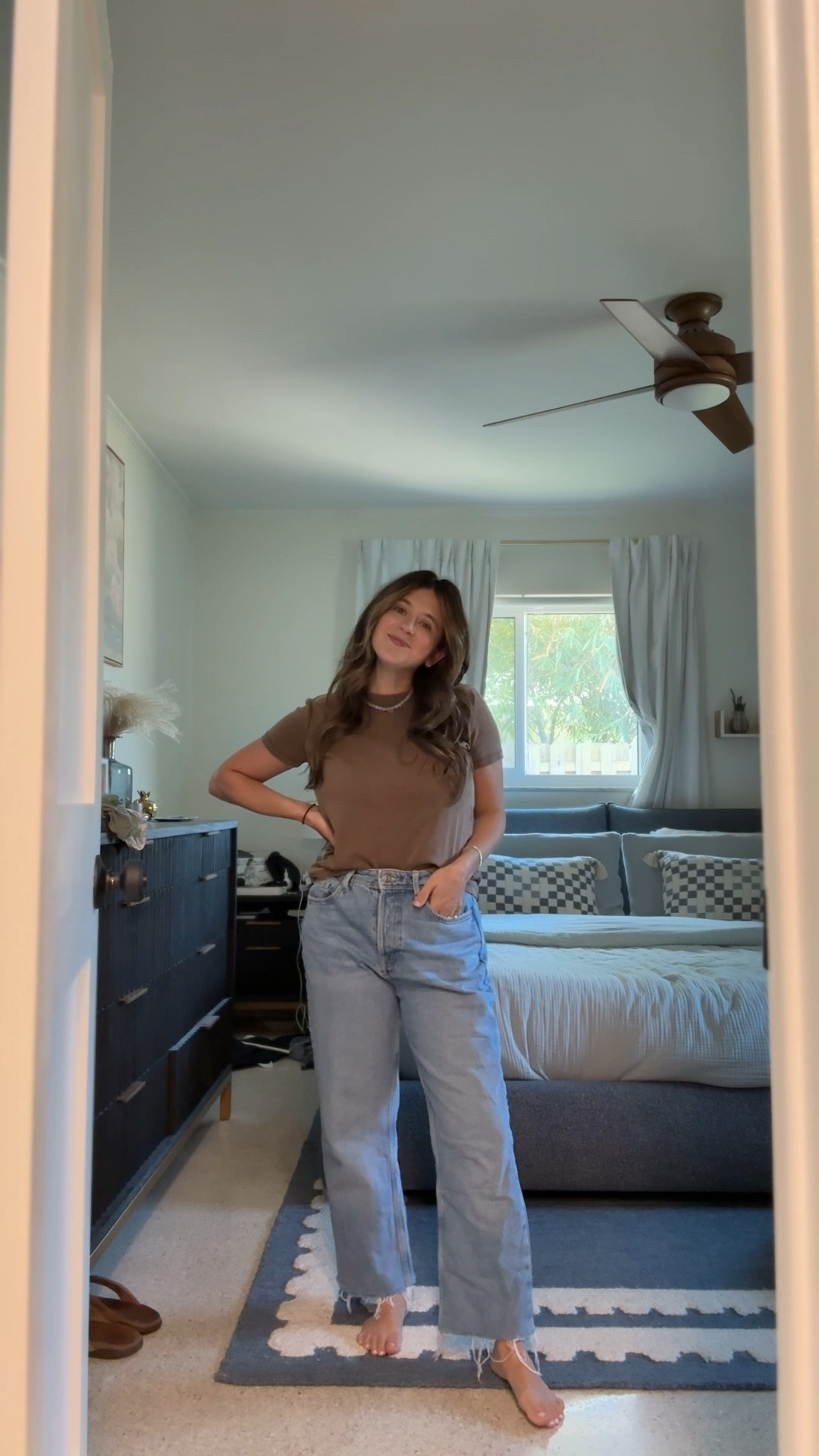 An easy, comfy and cute outfit that makes me feel good postpartum! All Zara including shoes not pictured  

#LTKFindsUnder100 #LTKStyleTip