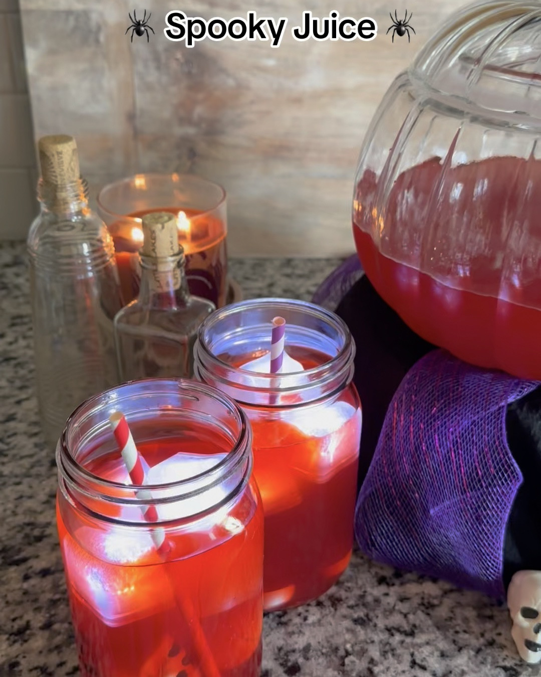 $15 glass pumpkin drink dispenser! So cute and fun for the season. Light up ice cubes linked too. Skulls and eyeballs were from dollar tree. 🖤

#LTKHome #LTKFamily #LTKSeasonal