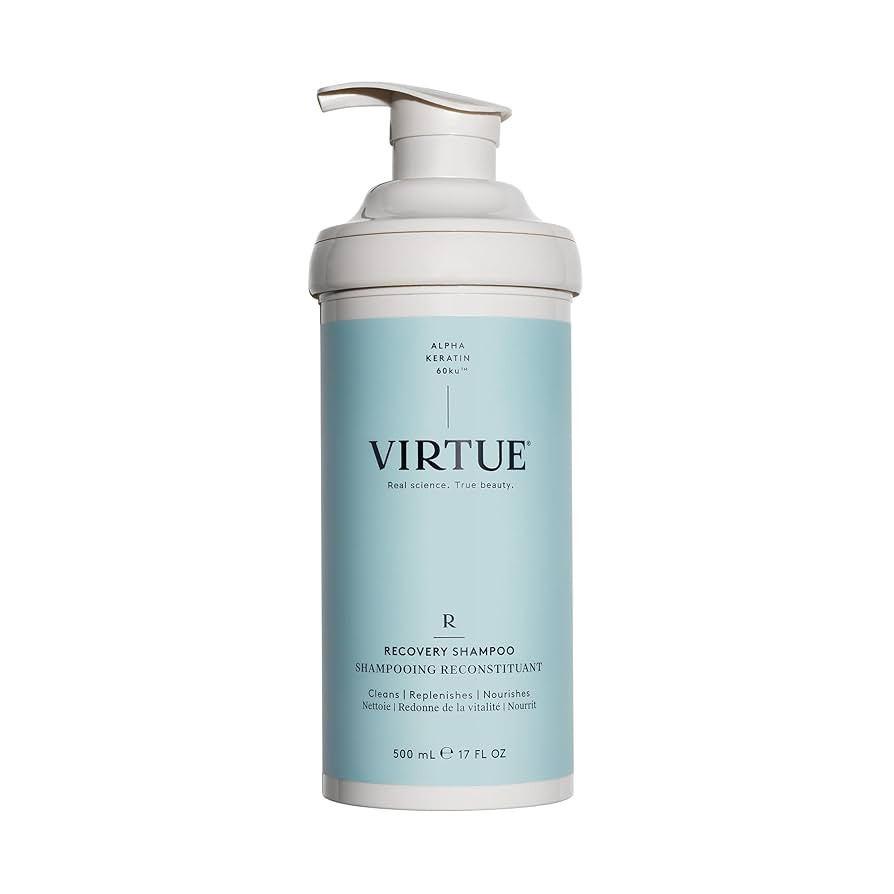 VIRTUE Recovery Sulfate Free Shampoo with Keratin and Baobab Seed Oil for Damaged Hair, Color Saf... | Amazon (US)