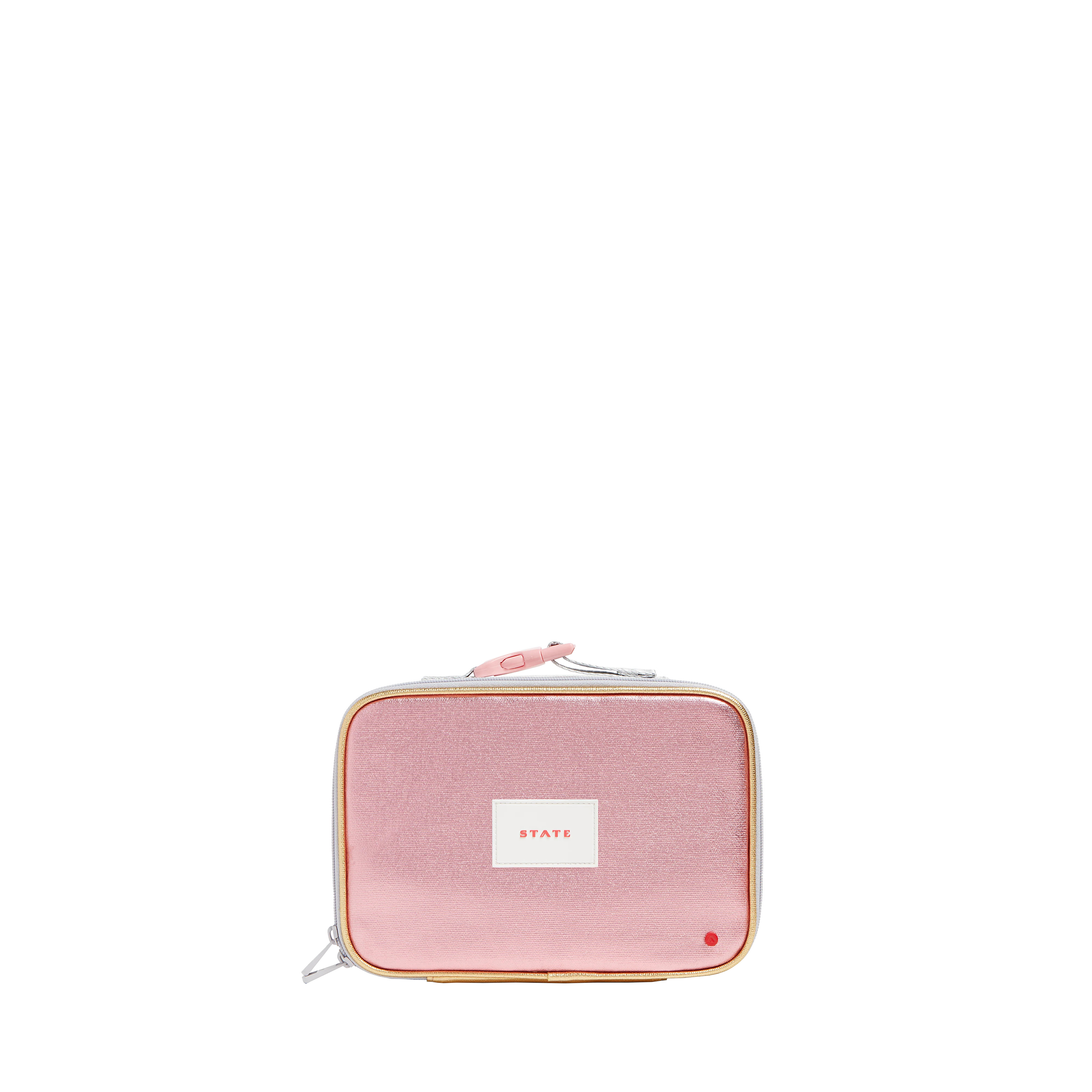 Rodgers Lunch Box Metallic Pink/Silver | STATE Bags