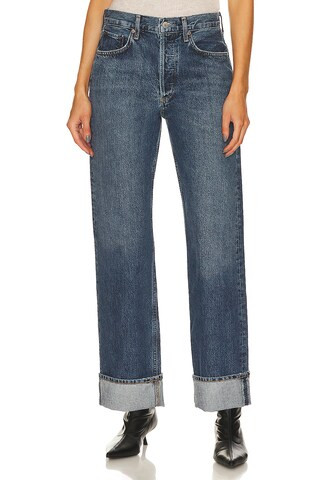 AGOLDE Fran Low Slung Easy Straight in Control from Revolve.com | Revolve Clothing (Global)