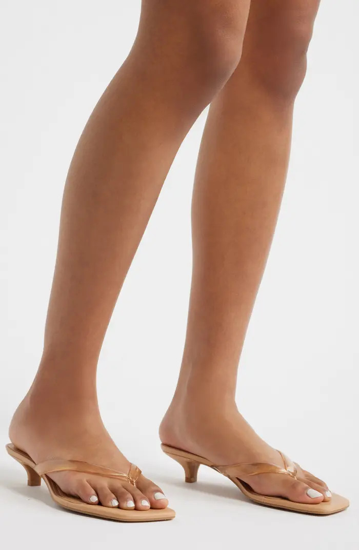 Open Edit Tori Kitten Heel Flip Flop (Women) | Nordstrom | Nordstrom