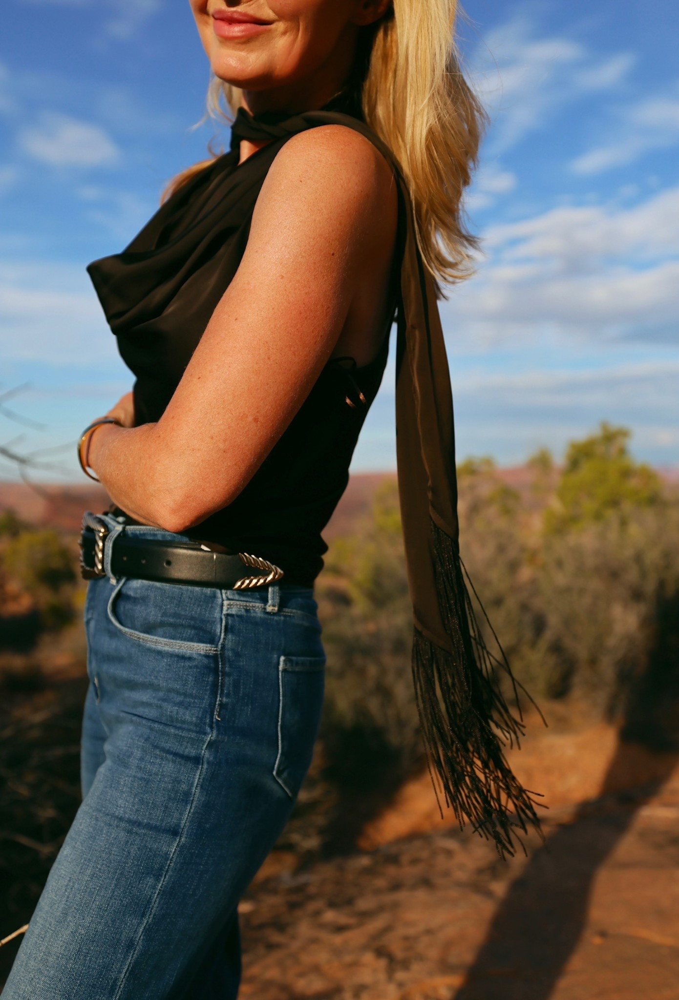 Love the fringe details on this very affordable chocolate brown halter neck top. Fits TTS. 

#LTKOver40 #LTKStyleTip #LTKSeasonal