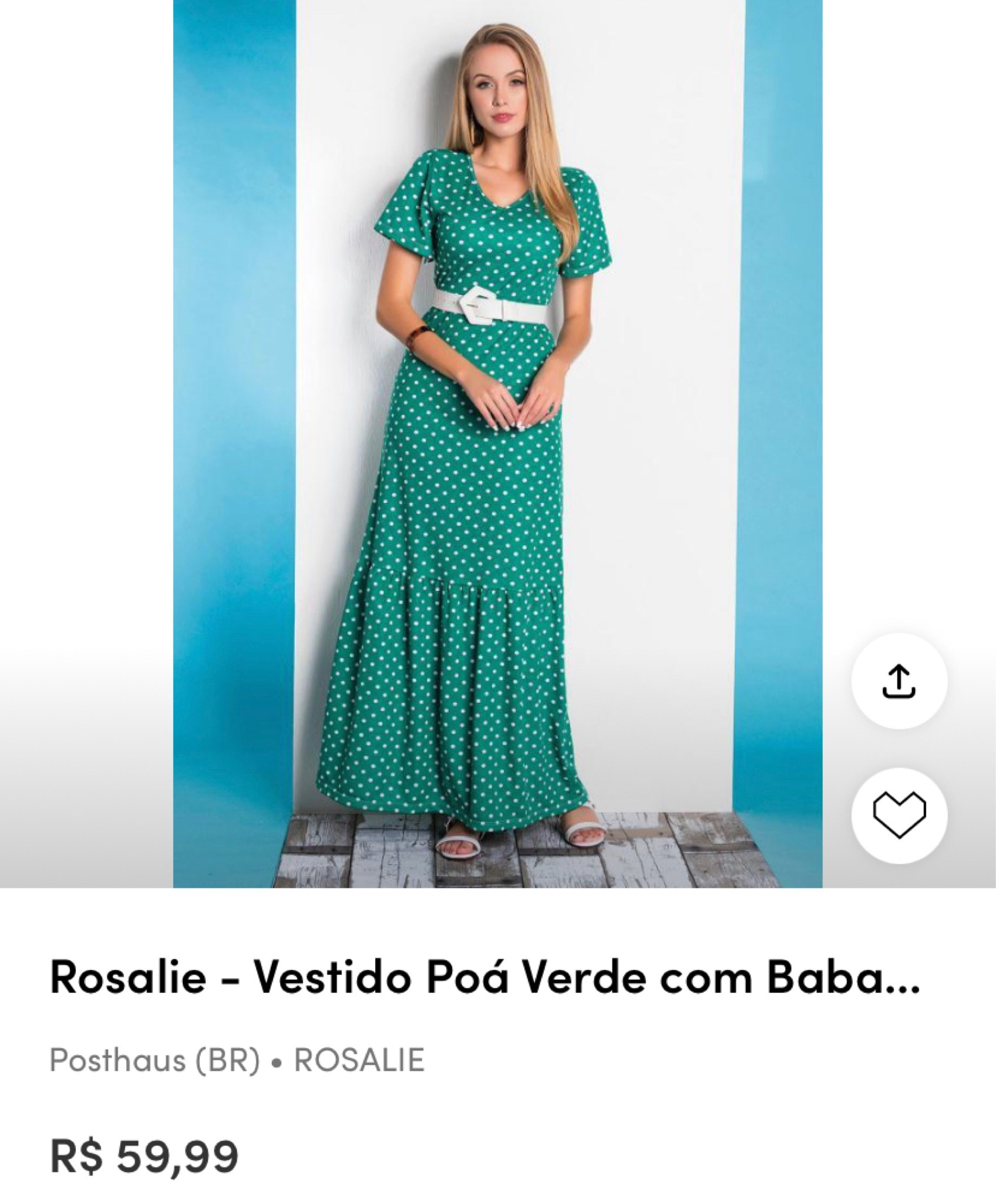 Vestido de poá verde com babados 

#LTKworkwear #LTKbrasil #LTKparties