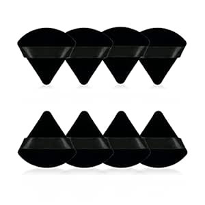 8Pcs of Triangular Powder Puff Makeup Sponges, Made of Super-soft Velvet, Designed for Contouring... | Amazon (US)
