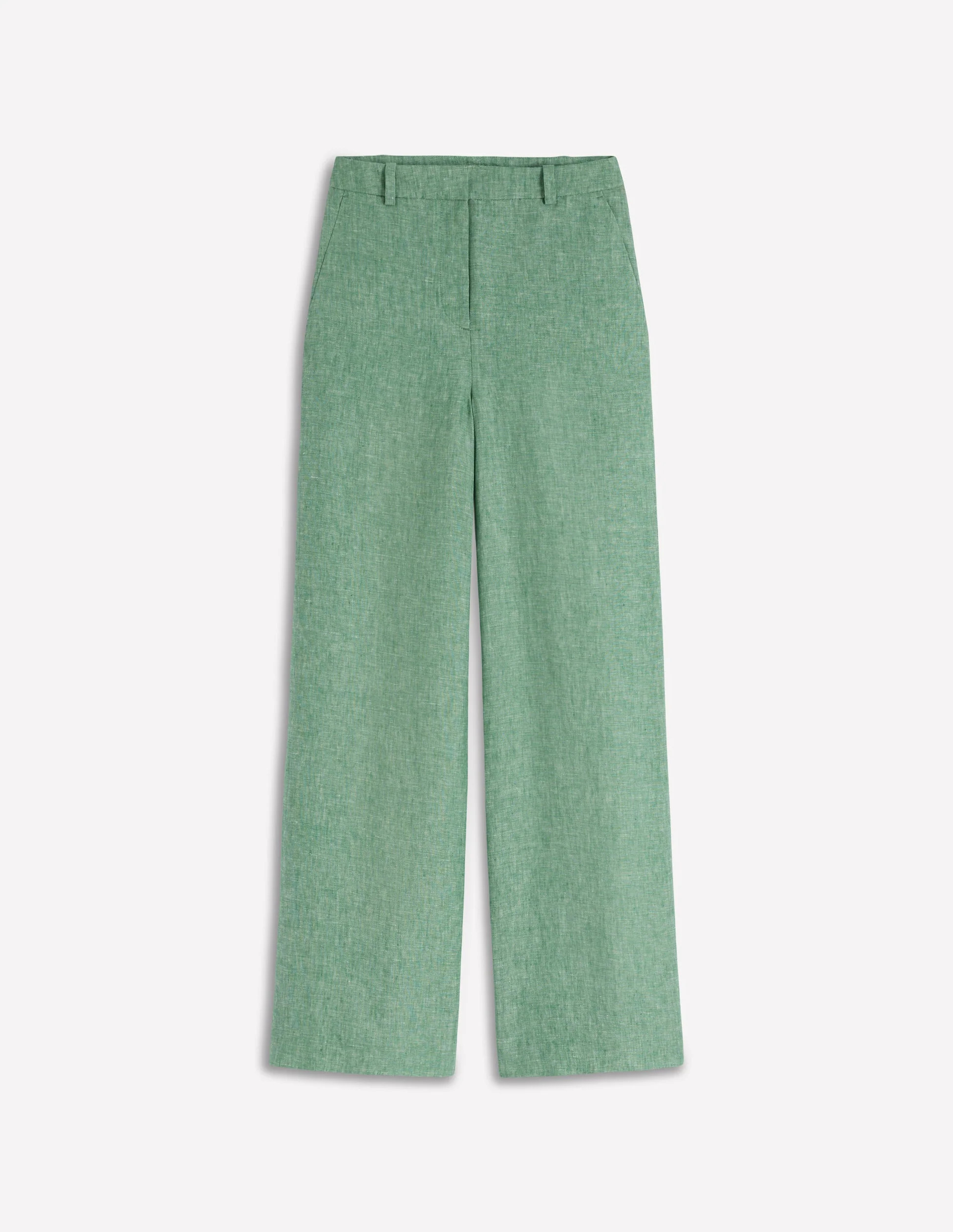 Belgravia Linen Pants-Aloe Green Chambray | Boden (US)