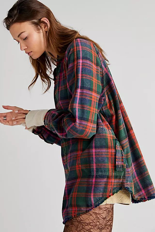 We The Free Summer Daydream Plaid Buttondown | Free People (Global - UK&FR Excluded)
