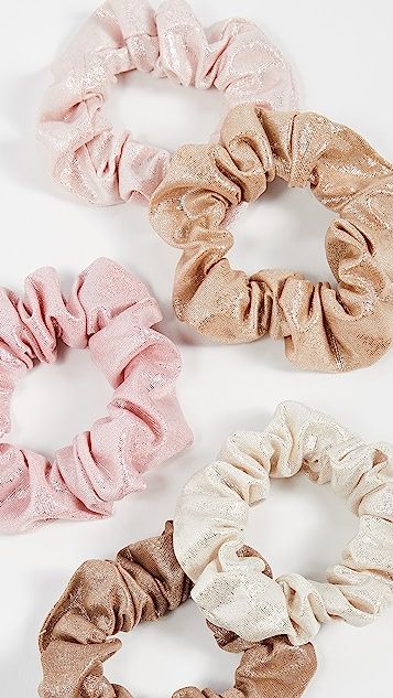 Metallic Scrunchies | Shopbop