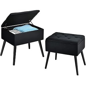 Tufted Storage Ottoman | Amazon (US)