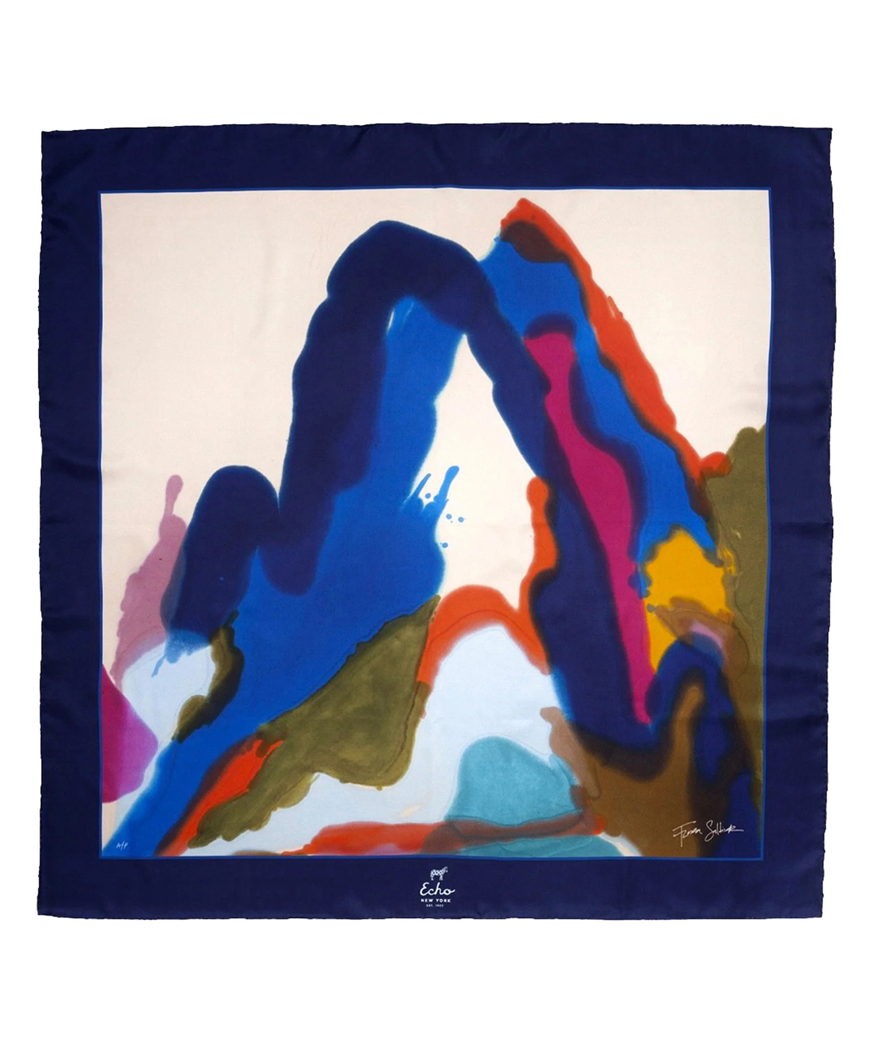 Limited Edition Silk Scarf by Flora Saldivar | Echo100 | Echo New York
