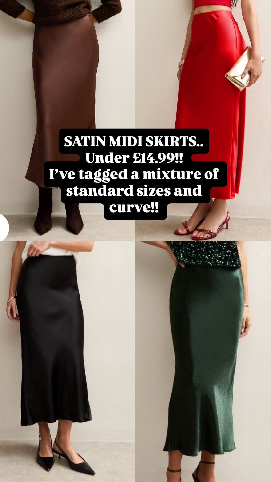 Satin skirts best sellers 