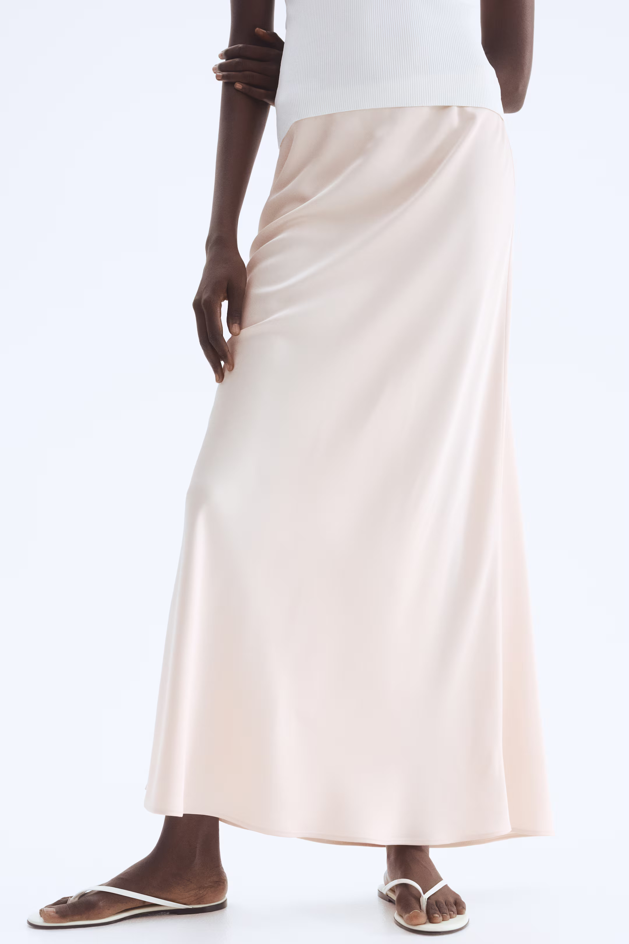 Satin Slip Skirt | H&M (US + CA)