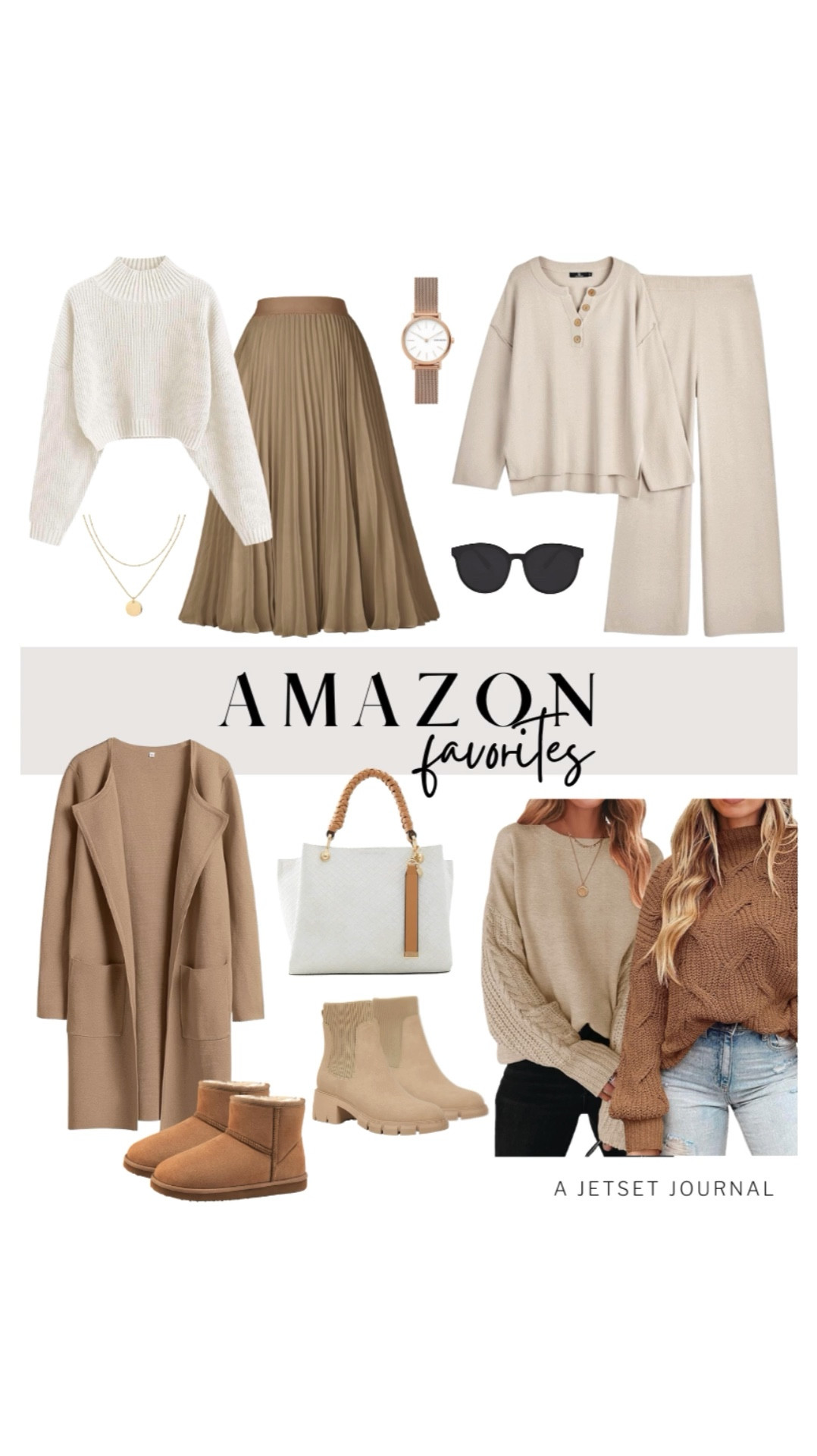 Add some new season favorites to your Amazon cart this week! 
matching set, booties, coatigan, pleated skirt, knit sweater, cute accessories, affordable finds, best seller, top picks, favorite finds

#LTKStyleTip #LTKSeasonal #LTKU