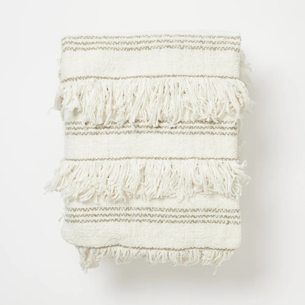 Boho Fringe Throw Blanket | Dormify