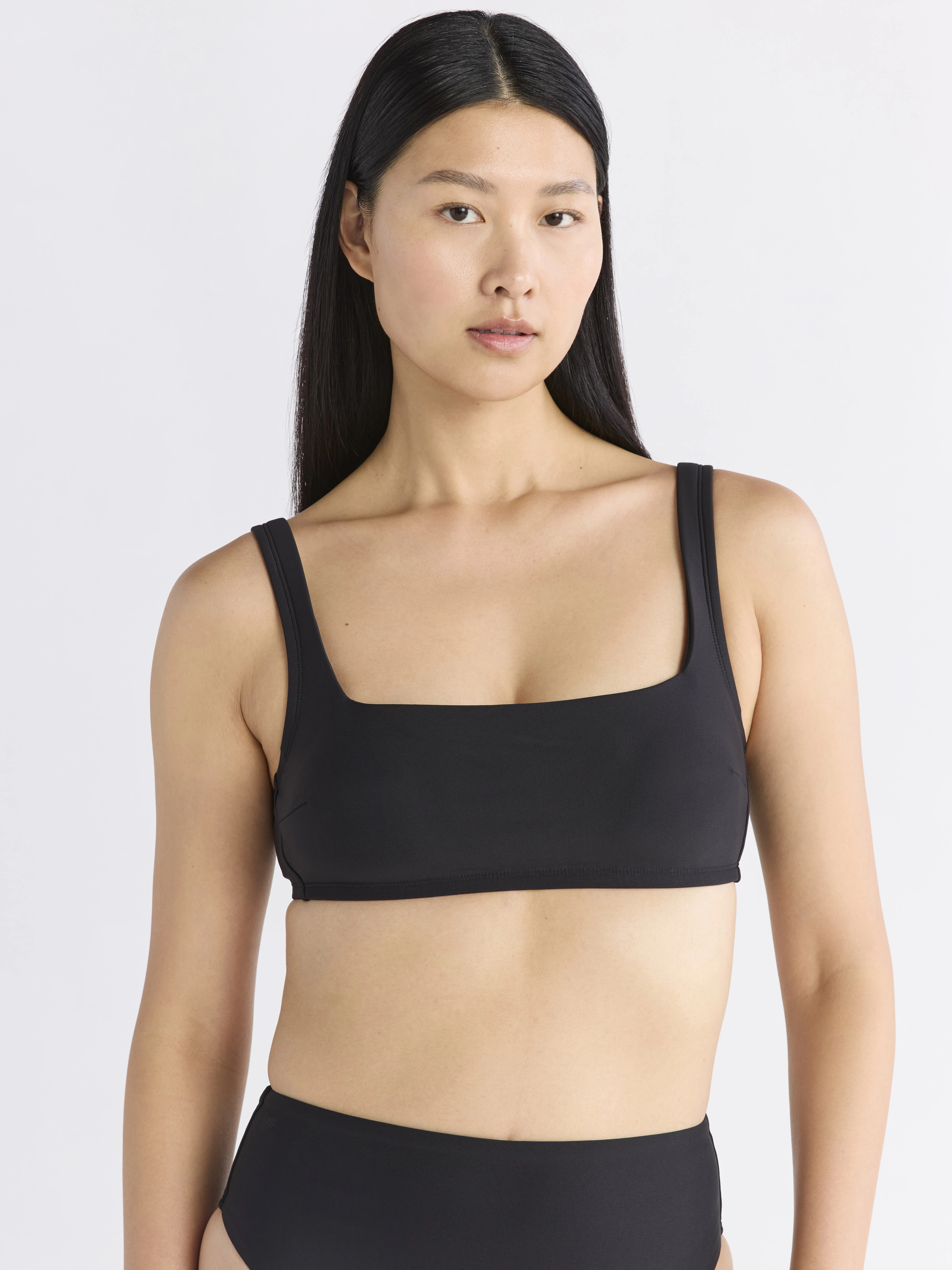 Free Assembly Women's and Women's Plus Size Square Neck Bikini Top, Sizes XS-1X | Walmart (US)